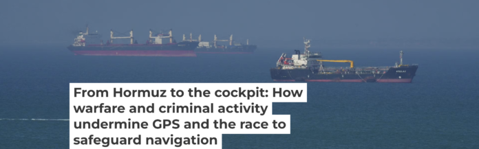 The Strait of Hormuz is just one example of a busy shipping lane where GPS signals are blocked and faked. Asghar Besharati/Getty Images